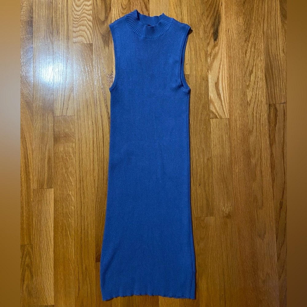 Bodycon Midi High Neck Dress